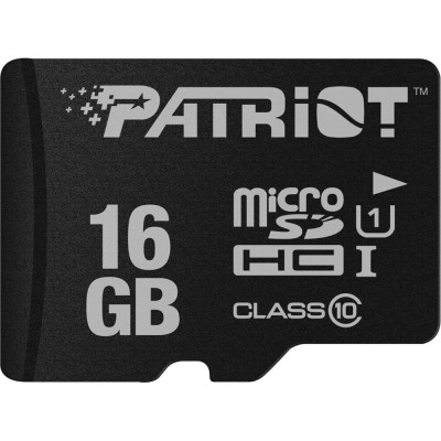Карта пам`ятi MicroSDHC 16GB UHS-I Class 10 Patriot LX (PSF16GMDC10)