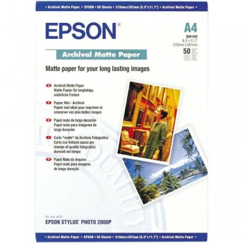 бумага Epson A4 250g Archival Matte Paper, 50л.