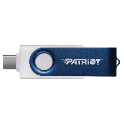 флеш USB Patriot Xporter X550 128GB USB 3.2 Gen 1 Swin g Type-A+C BW PS128GX550AAD