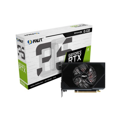 Відеокарта RTX3050 STORMX 6GB GDDR6 96bit PALIT-XPERTVISION NE63050018JE-1072F