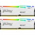 Пам'ять 32Gb DDR5 6000MHz Fury Beast White RGB (2x16) EXPO+XMP KF560C36BWE2AK2-32 Kingston