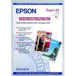 бумага Epson A3+ 250g Premium Semigloss Photo Paper, 20 л.