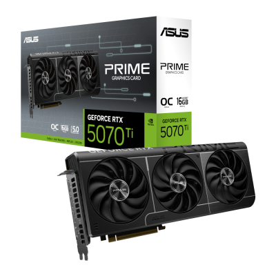 Відеокарта GeForce RTX5070 Ti 16GB PRIME OC ASUS PRIME-RTX5070TI-O16G