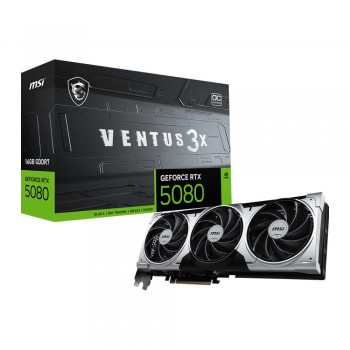 Відеокарта GeForce RTX5080 16GB VENTUS 3X OC PLUS MSI RTX 5080 16G VENTUS 3X OC PLUS