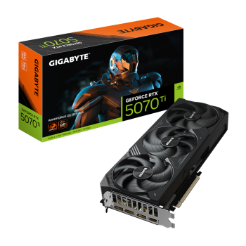 Відеокарта GeForce RTX5070 Ti 16GB WINDFORCE OC SFF GigaByte GV-N507TWF3OC-16GD