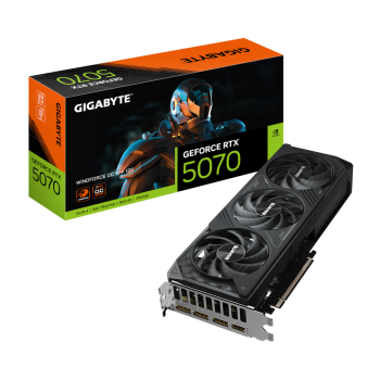 Відеокарта GeForce RTX5070 12Gb WINDFORCE OC SFF GigaByte GV-N5070WF3OC-12GD