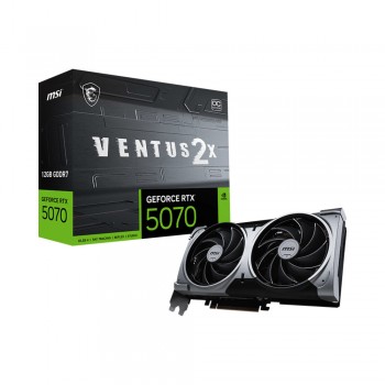 Відеокарта GeForce RTX5070 12Gb VENTUS 2X OC MSI RTX 5070 12G VENTUS 2X OC