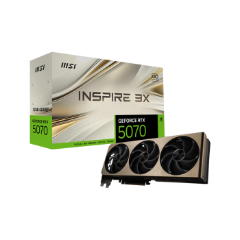 Відеокарта GeForce RTX5070 12Gb INSPIRE 3X OC MSI RTX 5070 12G INSPIRE 3X OC