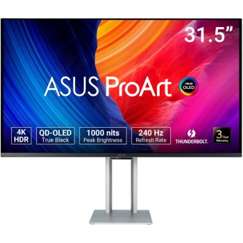 Монітор Asus 31.5" ProArt PA32UCDM (90LM03HE-B01K70) OLED Silver/Black 240Hz