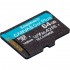 Карта пам`яті MicroSDXC 64GB UHS-I/U3 Class 10 Kingston Canvas Go! Plus R200/W200MB/s (SDCG4/64GBSP)