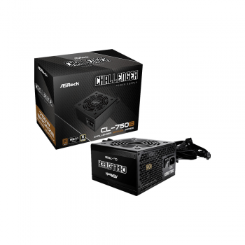 Блок живлення ASRock (CL-750B) 750W, 80 Pluse BRONZE, PCIe 5.1 Read y, Built-in 5V BOOST function, Golf-blade 120mm Fa CL-750B