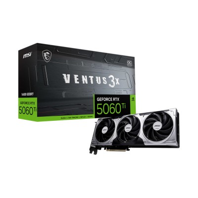 Відеокарта GeForce RTX5060Ti 16Gb VENTUS 3X OC MSI RTX 5060 Ti 16G VENTUS 3X OC