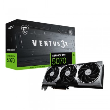 Відеокарта GeForce RTX5070 12Gb VENTUS 3X OC MSI RTX 5070 12G VENTUS 3X OC