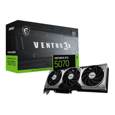 Відеокарта GeForce RTX5070 12Gb VENTUS 3X OC MSI RTX 5070 12G VENTUS 3X OC