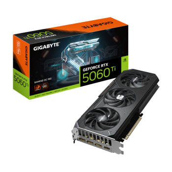 Відеокарта Gigabyte GeForce RTX5060 Ti GAMING OC 16G