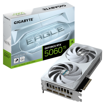 Відеокарта GeForce RTX5060Ti 8Gb EAGLE OC ICE GigaByte GV-N506TEAGLEOC ICE-8GD