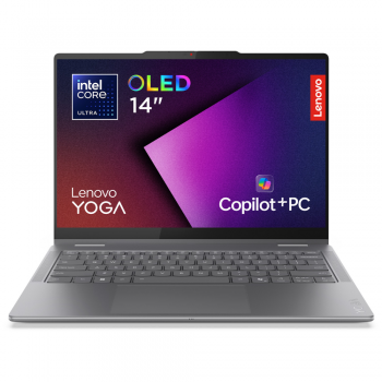 Ноутбук Lenovo Yoga 7 2-in-1 14ILL10 (83JQ009WRA) 14T_2.8K_OLED/U7-258V/32/1TB SSD/Intel UHD /DOS/BL/Pen/Luna grey Yoga 7 2-in-1 14ILL10