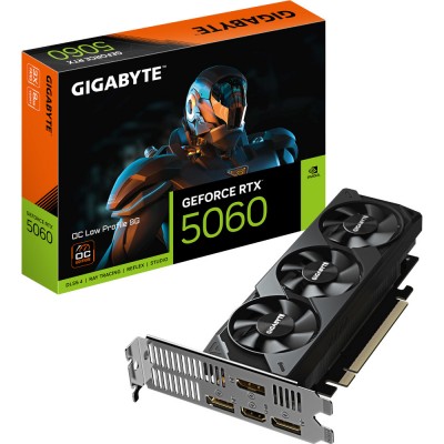 Відеокарта GeForce RTX5060 8Gb OC Low Profile GigaByte GV-N5060OC-8GL