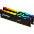 Пам'ять 64GB DDR5 5600MHz Fury Beast RGB (2 x32) KF556C40BB2AK2-64 Kingston