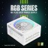 Блок живлення 1050W GAMEMAX RGB 1050G WH