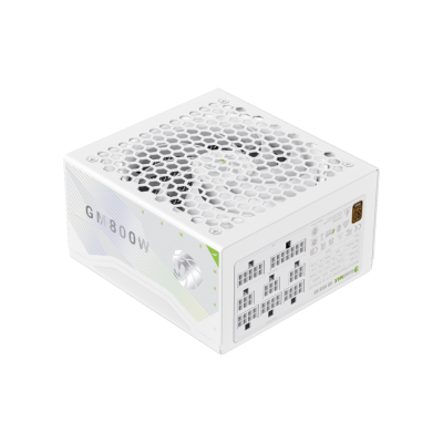 Блок живлення GAMEMAX (GM 800B WH Fully-modular New) ATX 800W, 80+ Bronze, 140mm Ultra Si lent Fan OVP / UVP/ SIP / OCP/ OLP/ OPP/ SCP GM 800B WH Full
