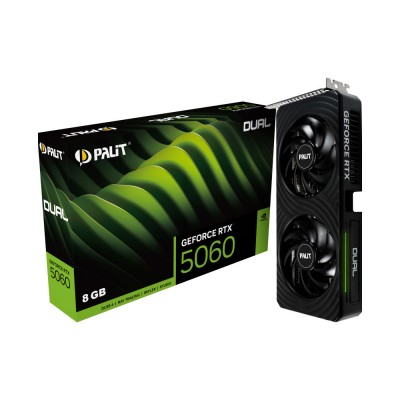 Відеокарта RTX5060 DUAL 8GB GDDR7 PALIT-XPERTVISION NE75060019P1-GB2063D