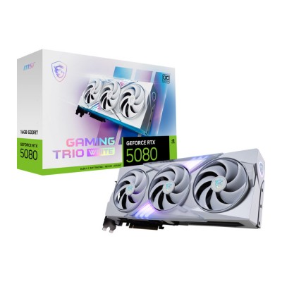 Відеокарта MSI RTX 5080 16G GAMING TRIO OC WH