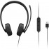 Навушники Lenovo USB-A Wired Stereo Headset Gen 2 Black (4XD1P83425)