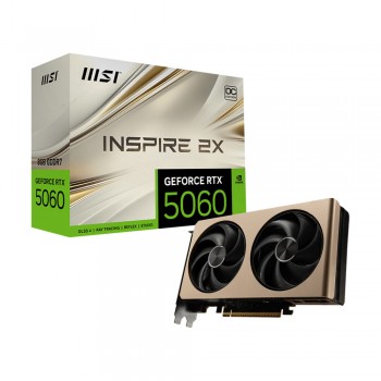 Відеокарта GeForce RTX5060 8Gb INSPIRE 2X OC MSI RTX 5060 8G INSPIRE 2X OC
