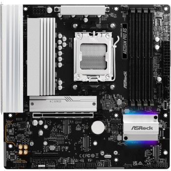 Материнська плата ASRock A620AM PRO RS (AM5/A620A, 4*DDR5, PCIex16, DP/HDMI, 2xSATA, 3xM.2, 2.5GLan, 8ch, mATX)