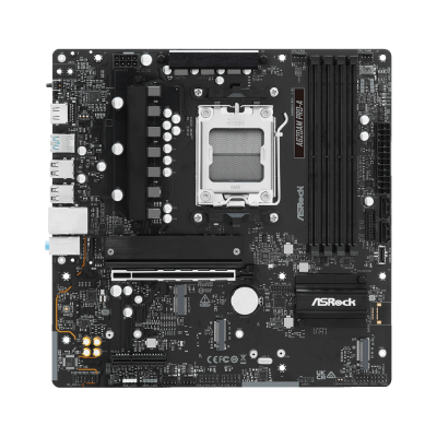 Материнська плата ASRock A620AM PRO-A (AM5/A620A, 4*DDR5, PCIex16, HDMI, 2xSATA, 3xM.2, 2.5GLan, 8ch, mATX)