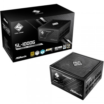 Блок живлення 1000W, 80 Pluse GOLD, PCIe 5.1 & 3.1 Ready, Fully Modular, 135mm Fan SL-1000G ASRock (SL-1000G)