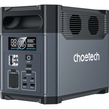 Мобільна зарядна станція Choetech 1200Wh Bidirectional charging power station Choetech 1200W PS Wifi+Bt