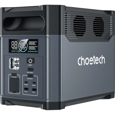 Мобільна зарядна станція Choetech 1200Wh Bidirectional charging power station Choetech 1200W PS Wifi+Bt