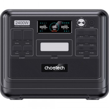 Мобільна зарядна станція Choetech 2400Wh Bidirectional charging power station Choetech 2400W PS Wifi+Bt