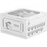 Блок живлення MSI 1000W MAG A1000GL PCIE5 WHIT E, EU, 1000W, Fully-Modular, 80 Plus Gold MAG A1000GL PCIE5 WHITE MSI (MAG A1000GL PCIE5 WHITE)