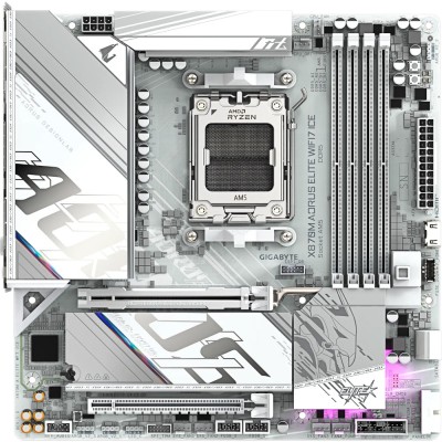 Материнська плата GigaByte X870M AORUS ELITE WIFI7 ICE , AMD Socket AM5