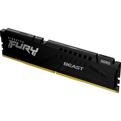 Пам'ять 16Gb DDR5 5200MHz Fury Beast Black XMP KF552C40BB-16 Kingston