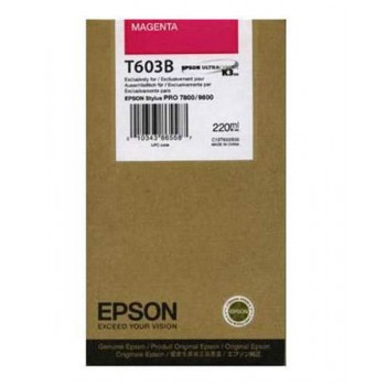 Картридж оригинал. струйн. EPSON StPro 7800/ 9800 magenta, 220мл C13T603B00