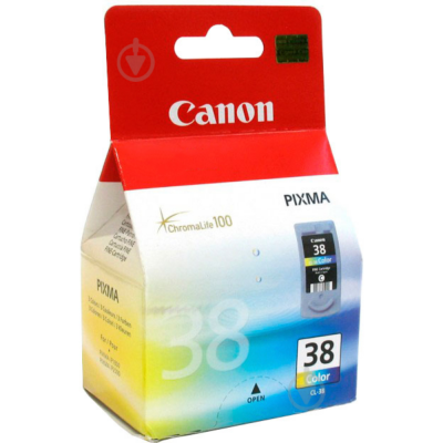 Картридж Canon CL-38 кольор.оригинал. 2146B005 MP140, MP190, MP210, MP220, MP470, iP1800, iP1900,iP2500, iP2600, MX310, MX300