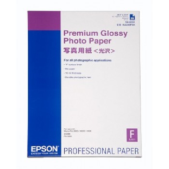бумага Epson A2 255g Premium Glossy Photo Paper, 25л.