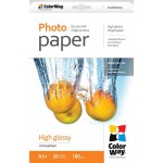 Фотобумага CW глянцевая 180g/m2, A3+, 20л (PG180020A3+)