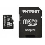 Карта пам'яті Patriot 128GB microSDXC class 10 UHS-I LX (PSF128GMCSDXC10)