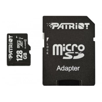 Карта пам'яті Patriot 128GB microSDXC class 10 UHS-I LX (PSF128GMCSDXC10)
