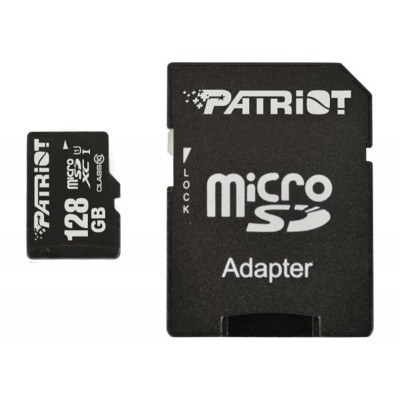 Карта пам'яті Patriot 128GB microSDXC class 10 UHS-I LX (PSF128GMCSDXC10)