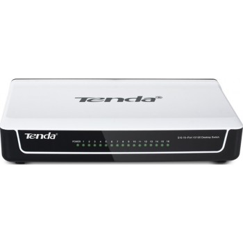Комутатор TENDA S16 16-port 10/100 desktop case S16