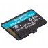 Карта пам'яті MicroSDXC 64GB UHS-I/U3 Class 10 Kingston Canvas Go! Plus R170/W70MB/s (SDCG3/64GBSP)