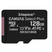 Карта пам'яті Kingston 128GB microSDXC Class 10 Canvas Select Plus 100R A1 (SDCS2/128GBSP)