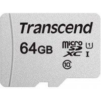 Карта пам'яті TRANSCEND microSDXC 300S 64GB UHS-I U1 no ad (TS64GUSD300S)
