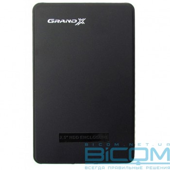 Кишеня зовнішня 2.5" SATA Grand-X HDE32 USB 3.0